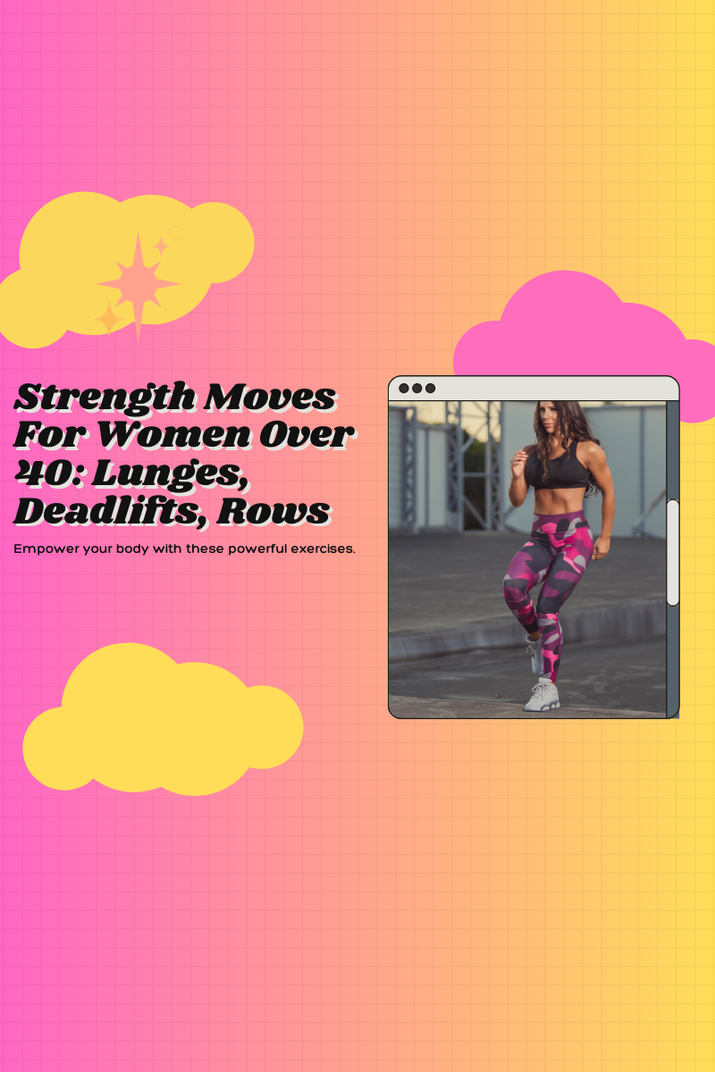Read more about the article Strength Moves For Women Over 40: Lunges, Deadlifts, Rows